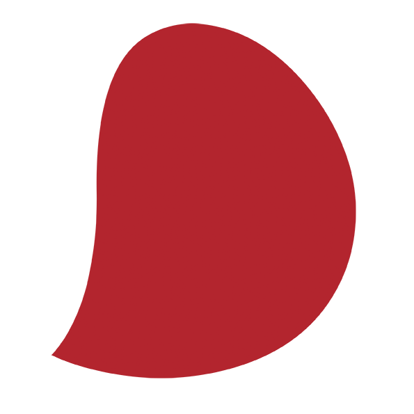 Goutte rouge stylisée représentant le cycle menstruel, symbole de la lingerie menstruelle Intimate