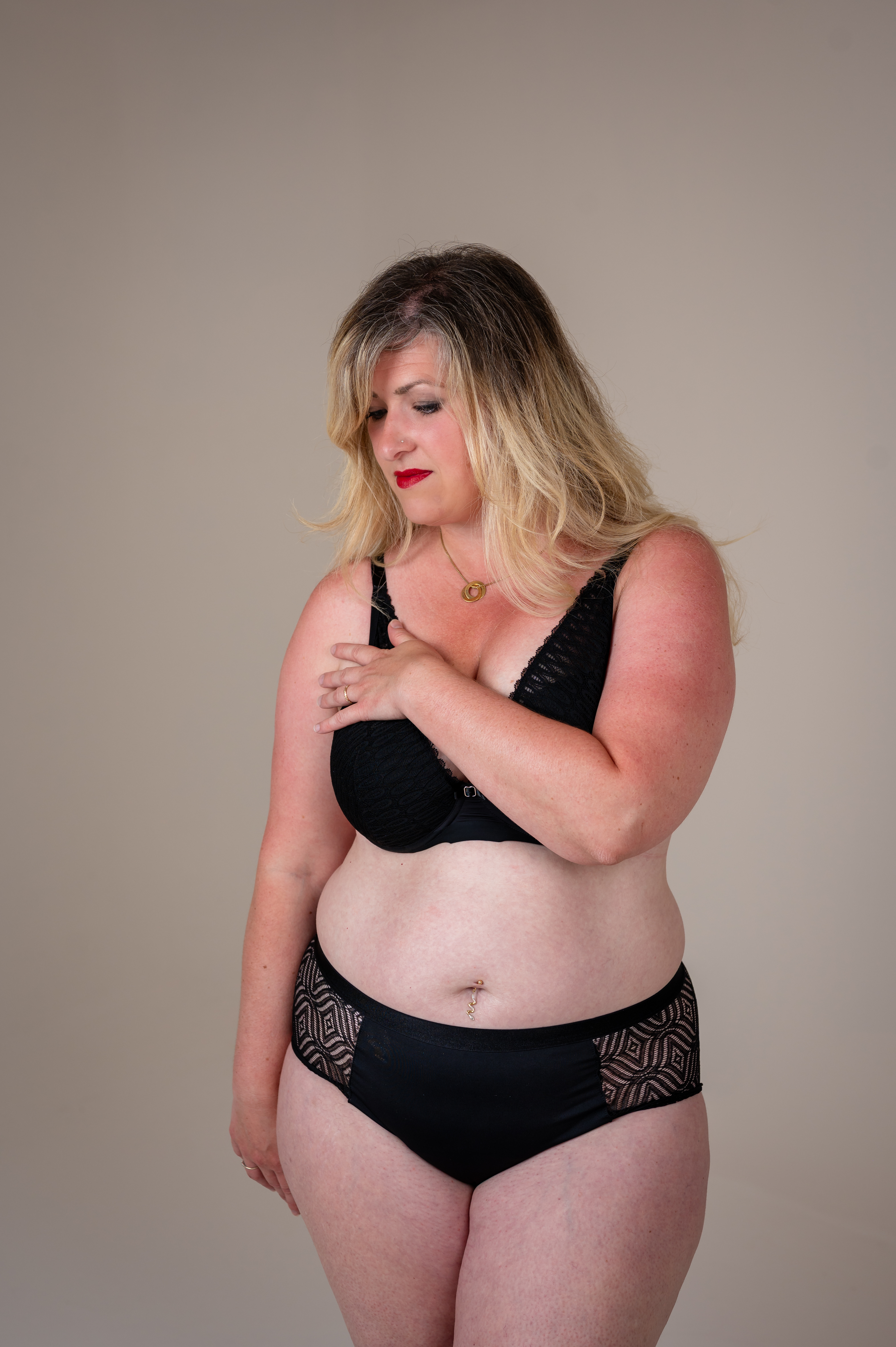 culotte menstruelle modèle lunea noire taille haute taille L